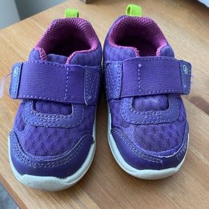 Purple Stride Rite Toddler Tennis Shoes